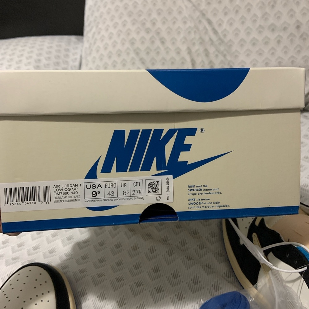 Jordan 1 Travis Scott retro fragment 9.5 US
